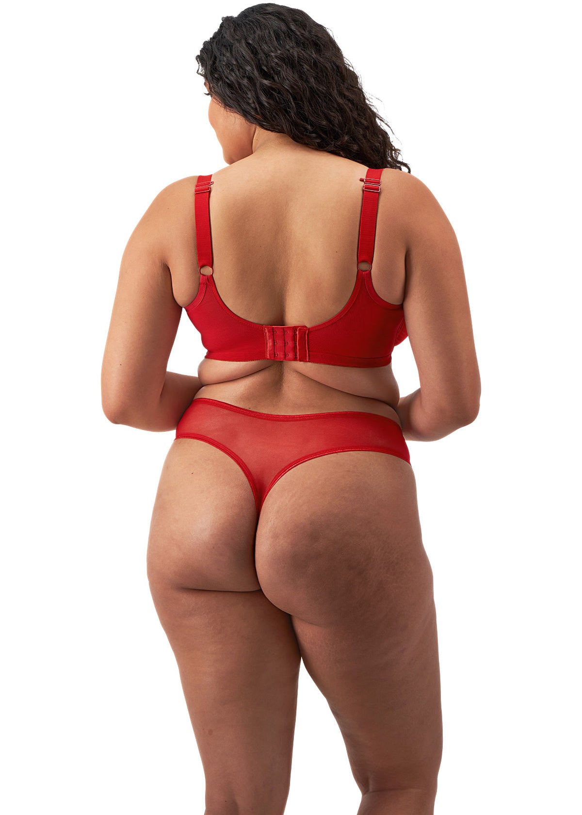 plus size red lingerie