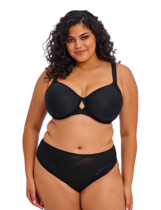 Black Large Cup T-Shirt Bra