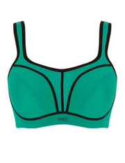 green sports bra
