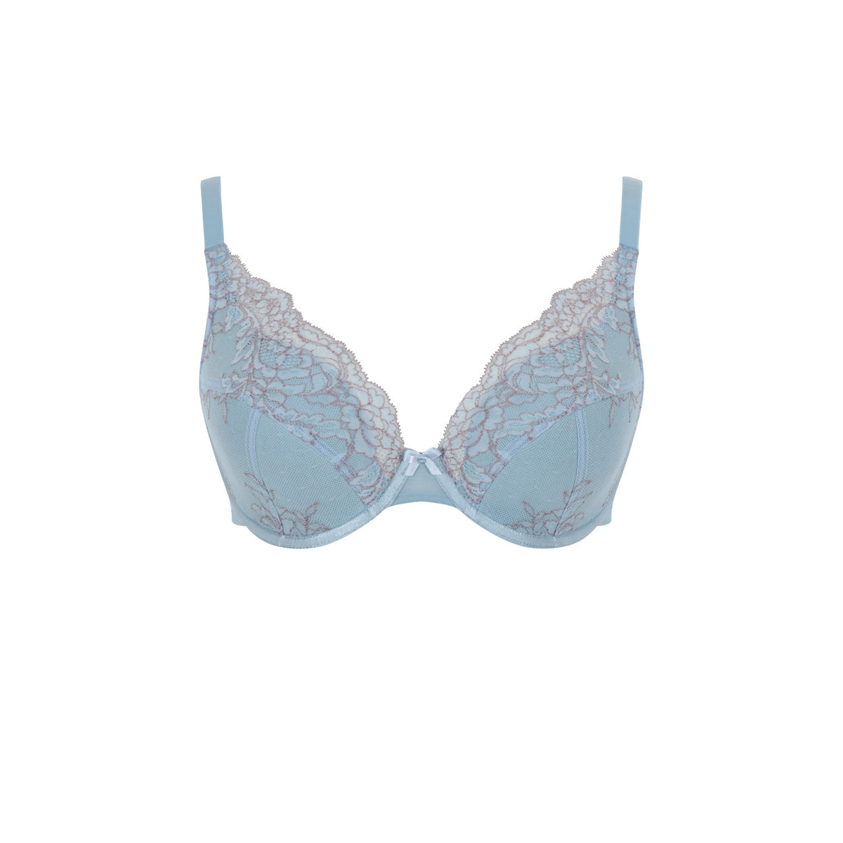 Flatlay of the Ana High Apex Plunge bra 9391