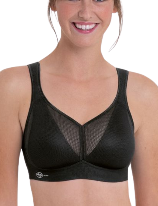 Air Control Deltapad Sports Bra Black