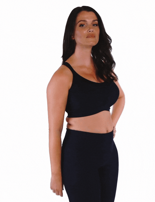 ELEVATE UNDERWIRE SPORTS BRA #FL102829 BLACK