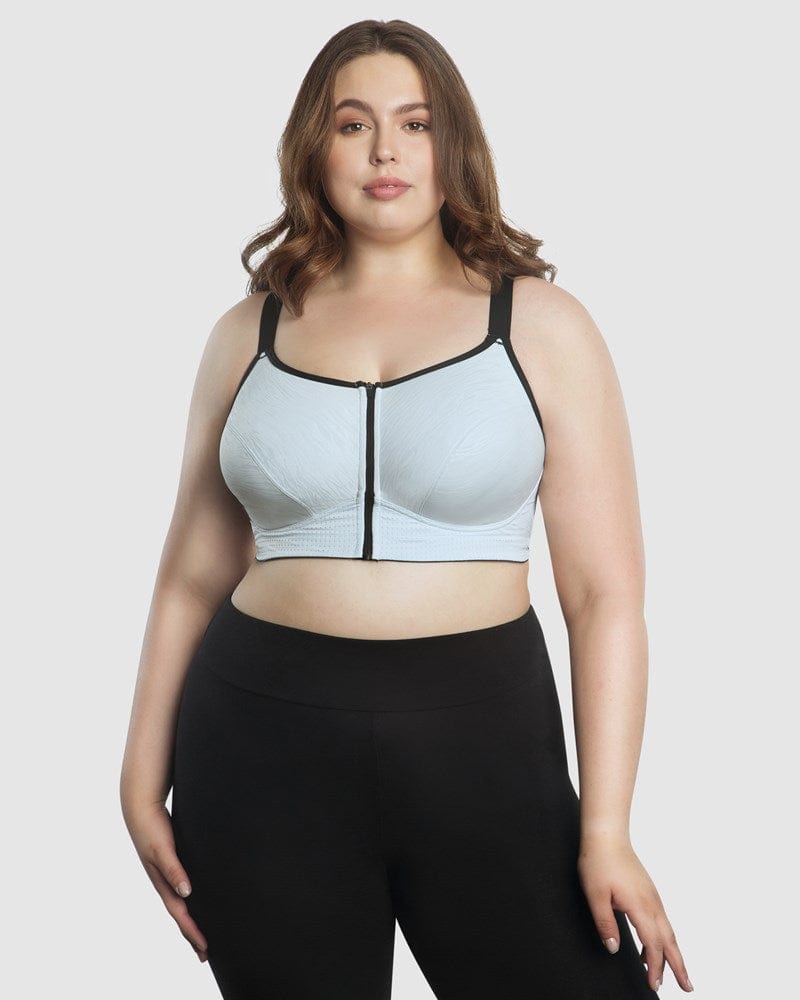 Wave Wirefree Zip Front Sports Bra She Science, Sports Bra Store