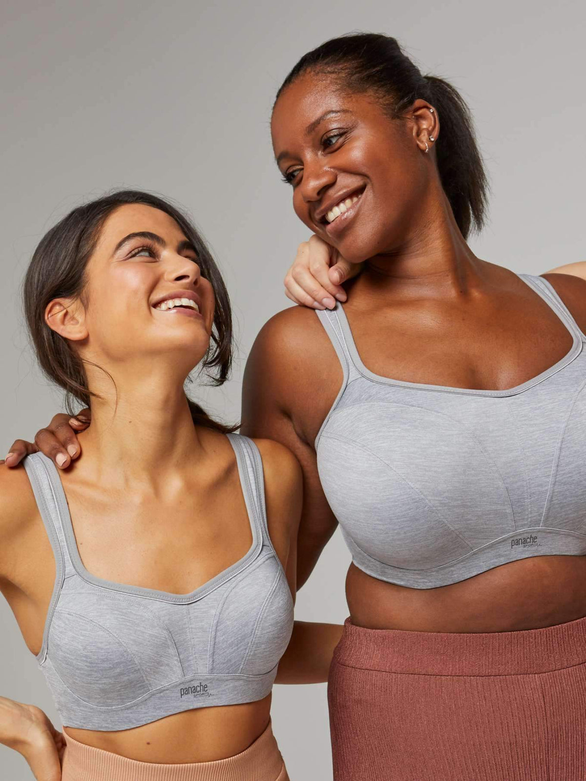 Panache grey sports bra