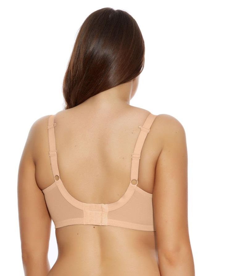 Nude plus size sports bra