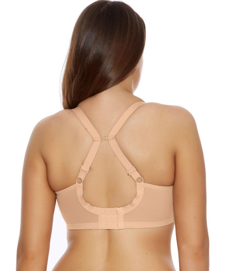 Racerback sports bra for large breasts