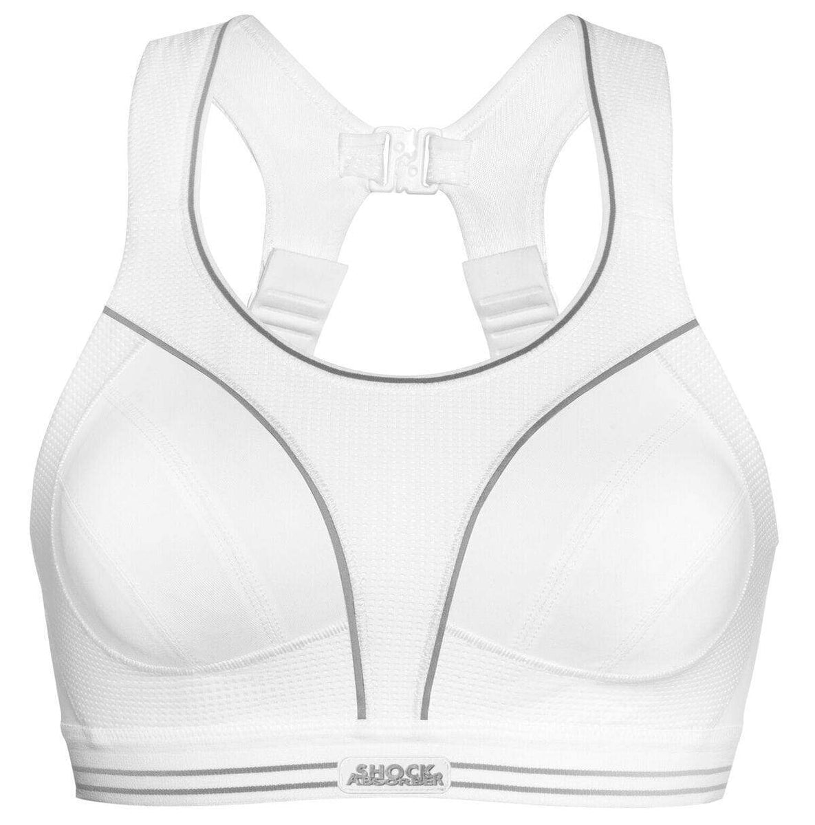 Ultimate Run Bra White Sports Bra Shock Absorber She Science