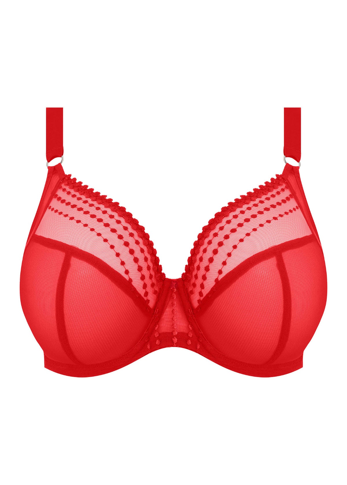 Red sexy bra plus size
