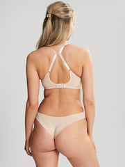 Racer back plunge bra