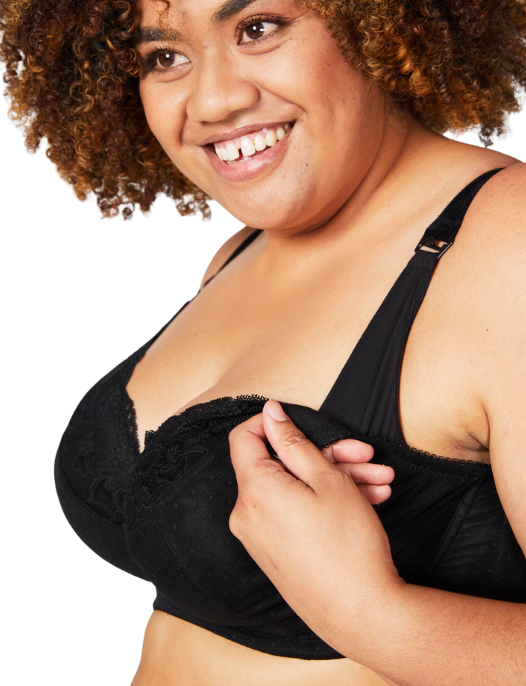 large cup maternity bra