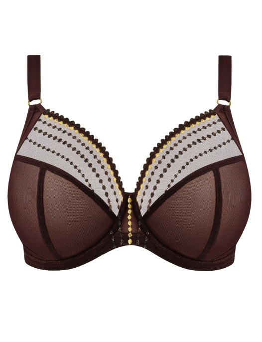 brown gold elomi plunge bra