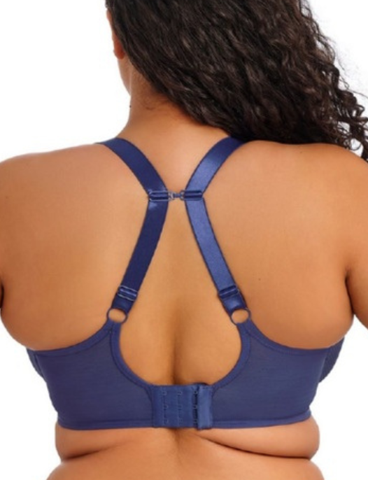blue cross back bra