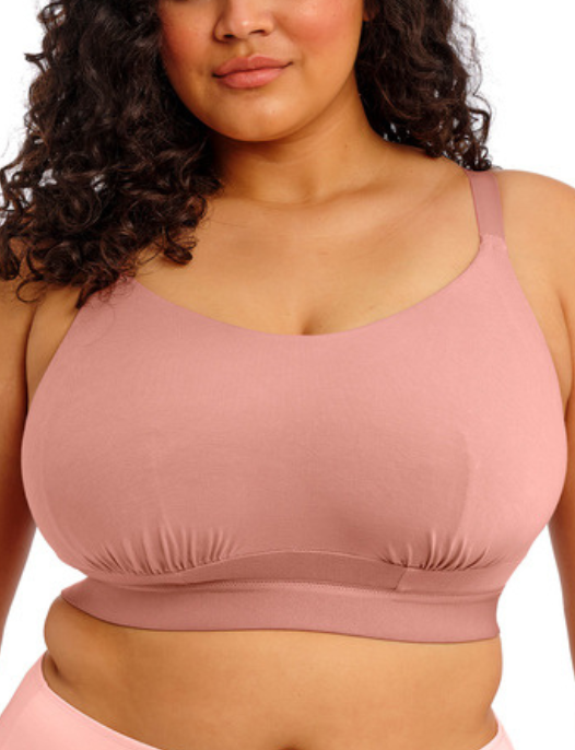 Elomi Downtime Non-Wired Bralette in Ash Rose - #EL301417ASE 