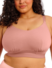 Elomi Downtime Non-Wired Bralette in Ash Rose - #EL301417ASE 