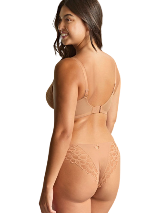 panache allure brazillian brief beige nude