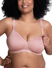 ANITA MISS LOVELY MOULDED NURSING BRA #5086 ROSEWOOD