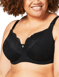 CAKE MATERNITY TIMTAMS FLEXIBLE WIRE NURSING BRA #20104606 BLACK