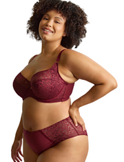 Estel cherry red lingerie set