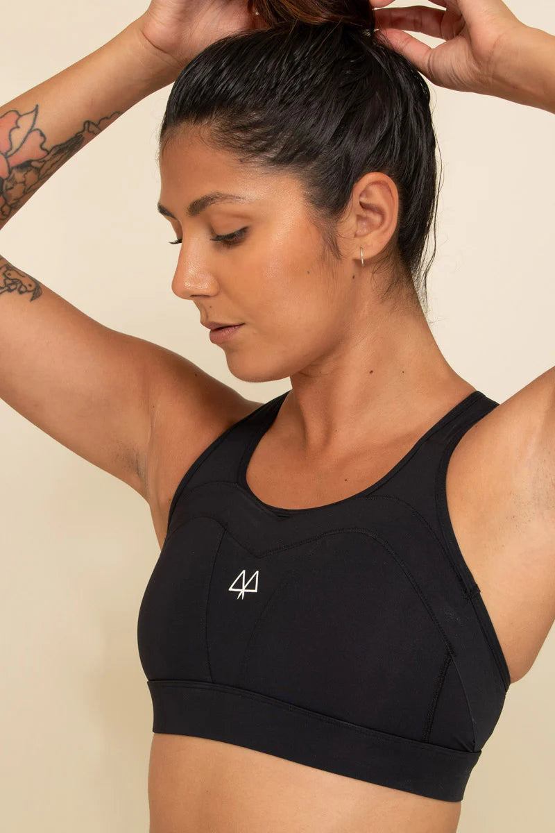 Maaree black empower sports bra