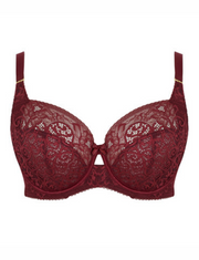 Red plus size bra