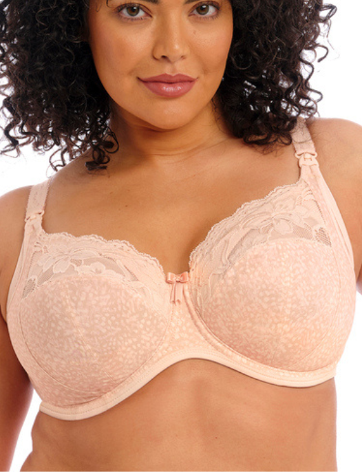 ELOMI MOLLY UNDERWIRE NURSING BRA # EL4542CRO CAMEO ROSE