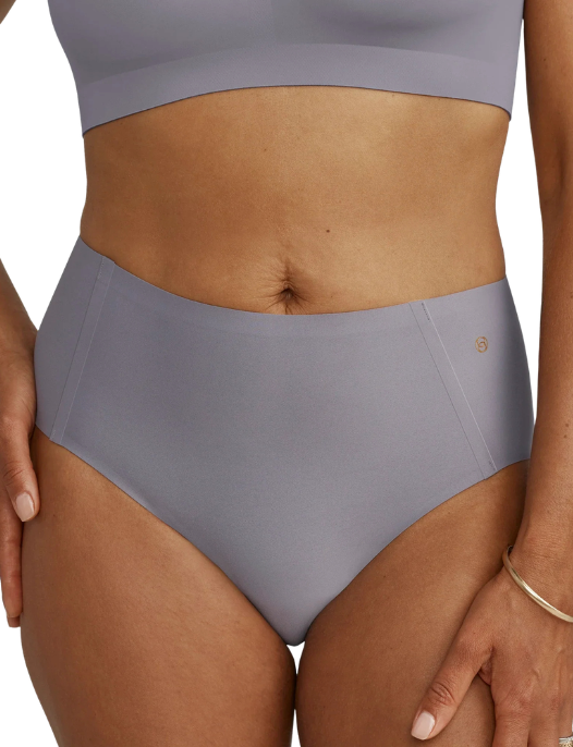 EVELYN BOBBIE HIGH-WAISTED BIKINI #1704268 LONDON FOG