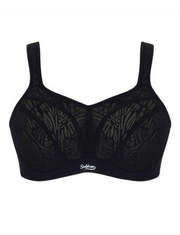 ACTIVATE SCULPTRESSE NON PADDED SPORTS BRA #9441B BLACK/CHALK