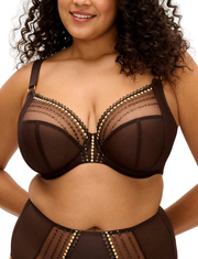 Elomi Matilda Underwire Plunge Bra -  #EL8900GOR Gold Rush