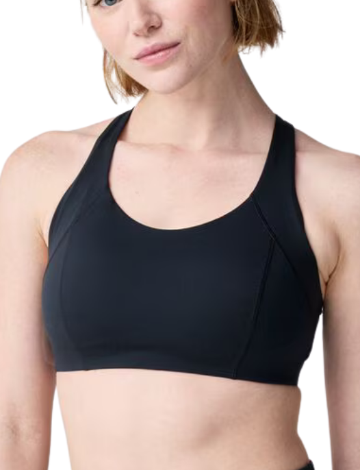 BROOKS CHASER PADDED SPORTS BRA # 300648001 BLACK
