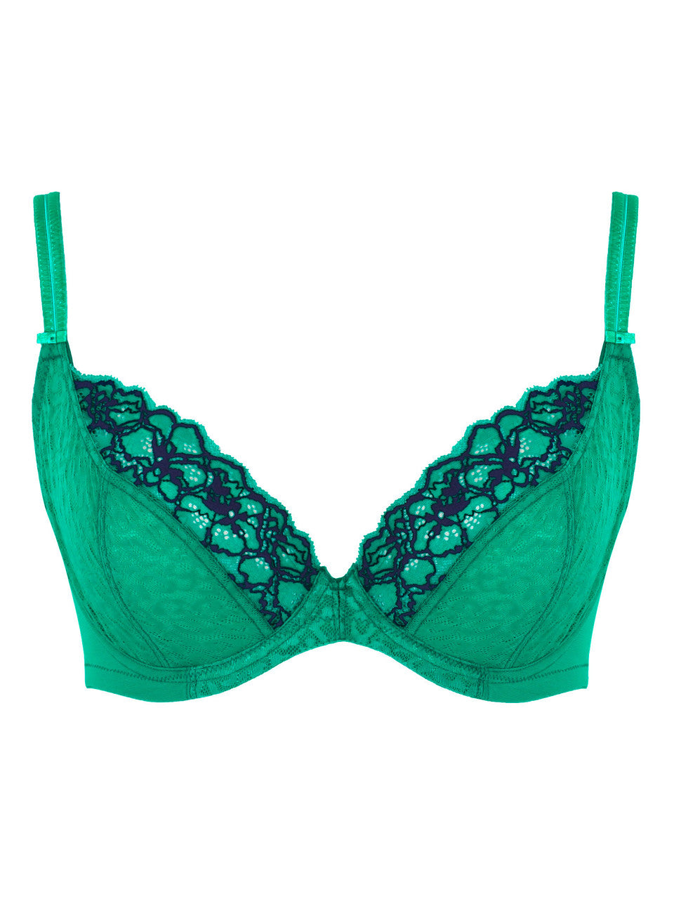 Panache Envy Plunge Bra - 7286C Emerald - She Science