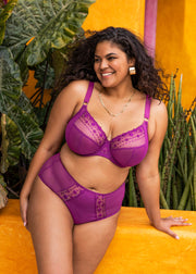 ELOMI MATILDA PLUNGE bra #EL8900HOC fuschia