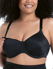 Anita Basic Underwire Moulded Nursing Bra - #5068 Black 