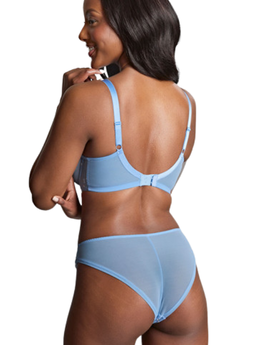 Model wearing Blue Brazilian Brief 