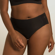 EVELYN BOBBIE HIGH-WAISTED BIKINI BLACK