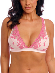 WACOAL EMBRACE LACE SOFT CUP BRA # WA852191951 BALLET SLIPPER/CHATEAU ROSE