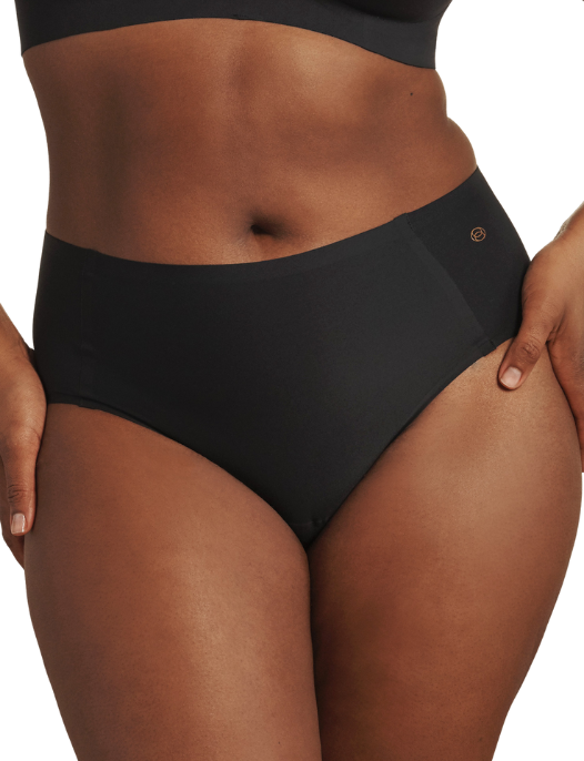 EVELYN BOBBIE HIGH-WAISTED BIKINI BLACK