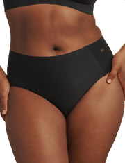 EVELYN BOBBIE HIGH-WAISTED BIKINI BLACK