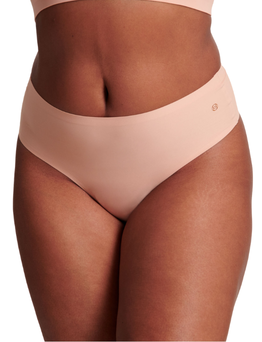 EVELYN BOBBIE HIGH-WAISTED THONG himalayan salt