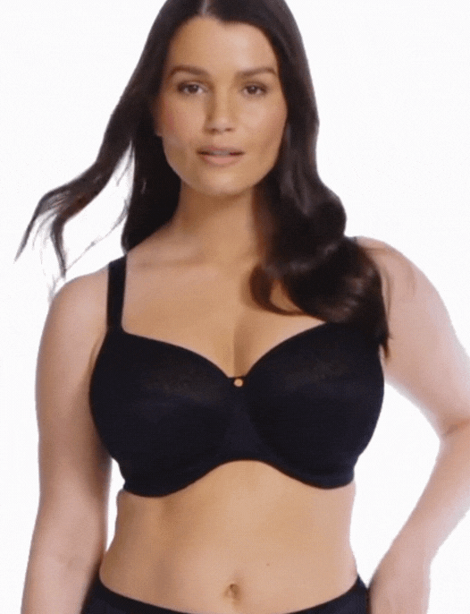 DEMURE UW MOULDED NON PADDED  #FL103211 BLACK