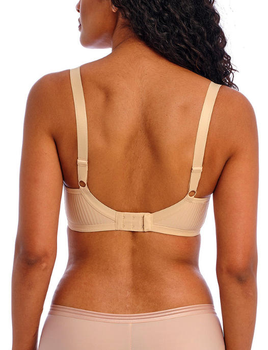 Freya Deco Women`s Wirefree Moulded Soft Cup Bra, 32D, Nude 