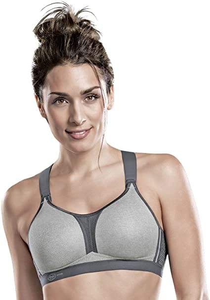 Grey sports bra