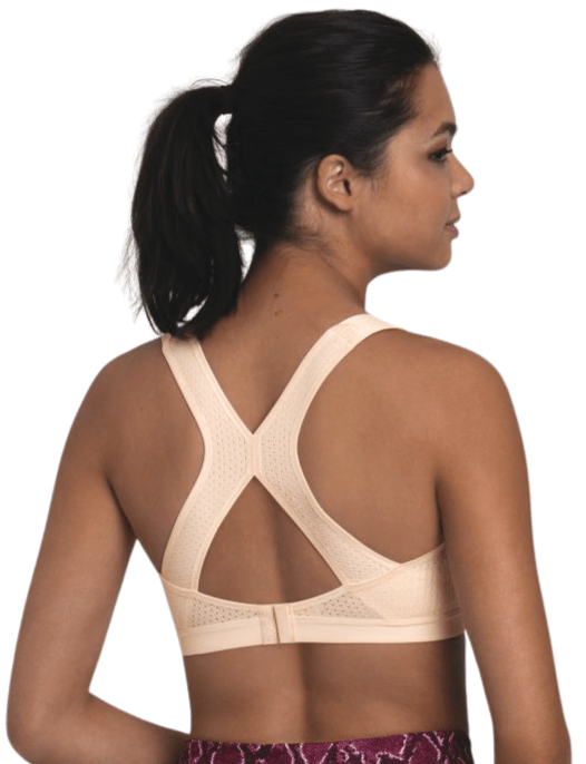 Cross back sports bra