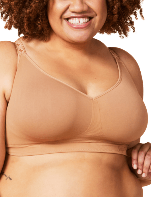 Sugar Candy Basic Bralette - Wireless bra for big busts – She Science