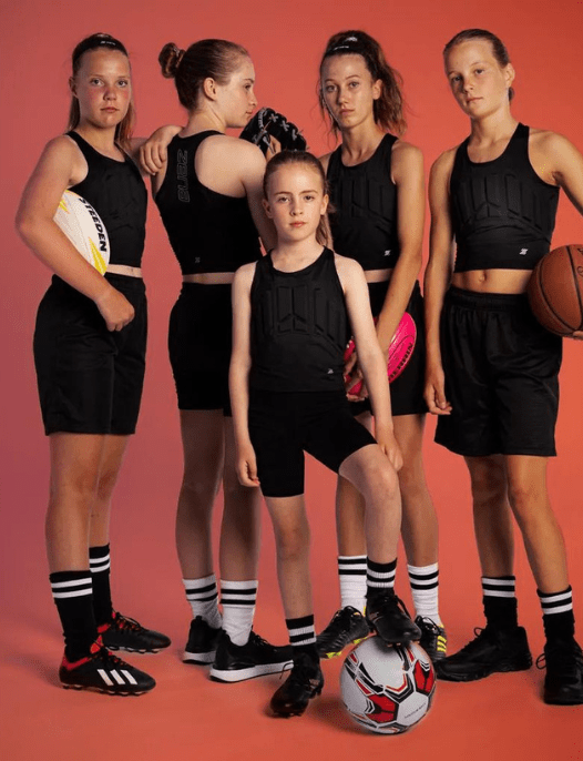 girls impact sports vest teens