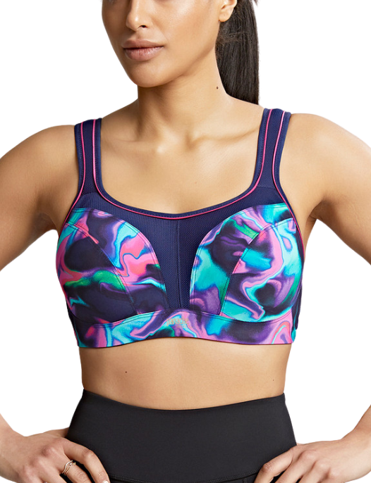 panache sports bra cyber swirl