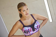 panache sports bra colourful