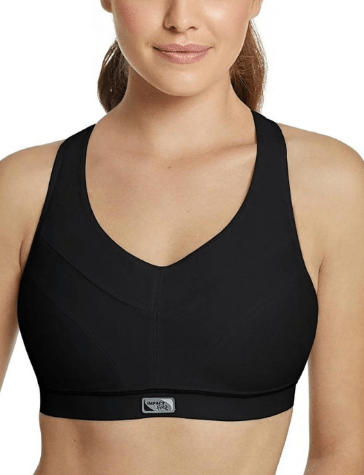 Royce Impact free flex fit black sports bra